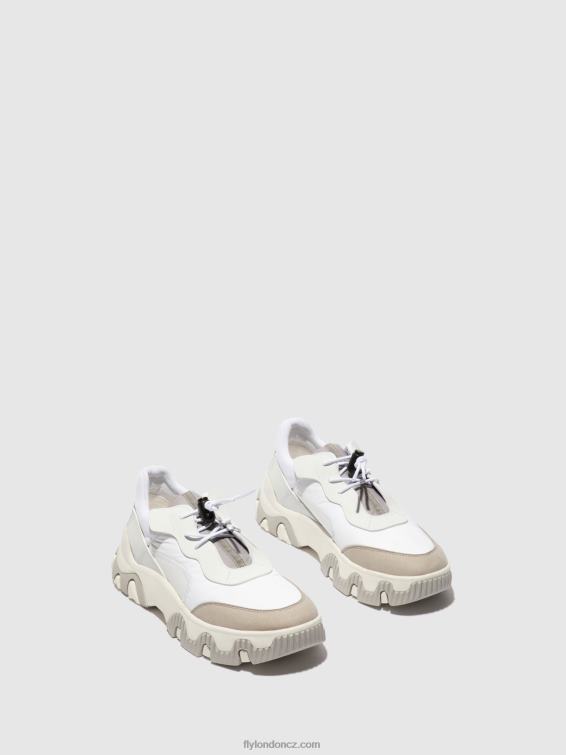 multi offwhite Fly London ženy elastické tenisky Fian634 2HX4R769