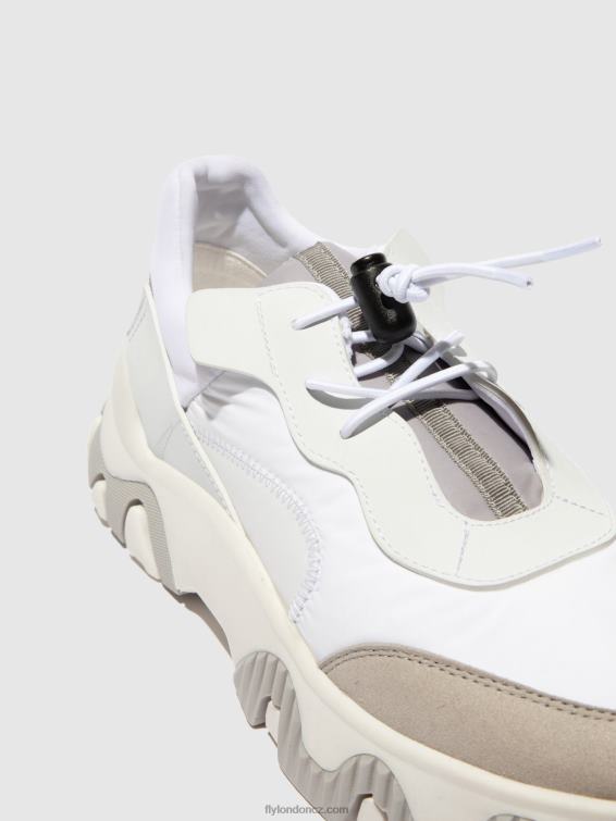 multi offwhite Fly London ženy elastické tenisky Fian634 2HX4R769