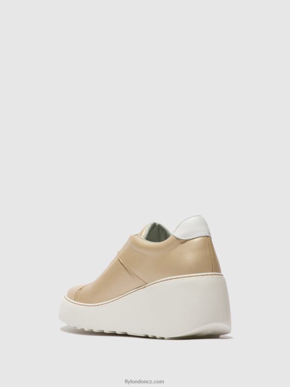 zlato Fly London ženy elastické tenisky dito581 2HX4R731